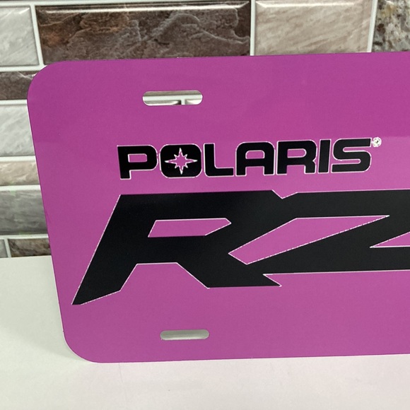 Polaris RZR Purple License Plate - Picture 2 of 5